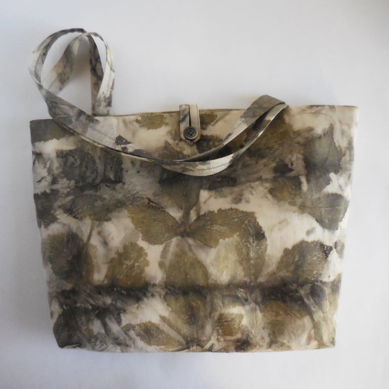 ECO BOTANICAL PRINTED MEDIUM TOTE BAG