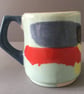 Abstract pattern ceramic cup.Tea lover. Handmade mug. Coffee lover. Colour. - Image 3