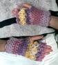 Crocheted Fingerless Dragon Scale Gloves - Image 8