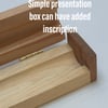 wooden presentation  box