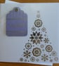 Lilac & Silver Foiled Christmas Tree Card - Merry Christmas - Image 10