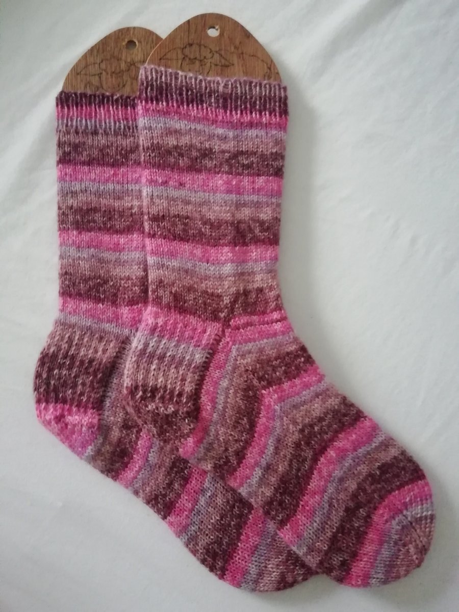 Hand knitted socks SMALL size 4-5