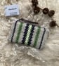 Woolly Wallet - Spring Green. Handwoven in Wales