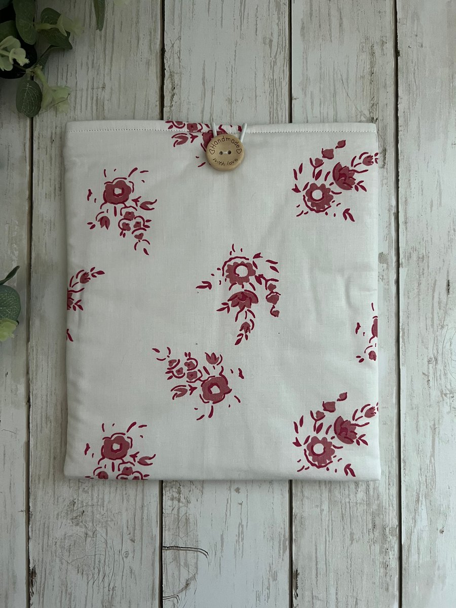 Padded Book Sleeve: Book Cover, Book Protector, Book Pouch, Book Bag, Book Lover