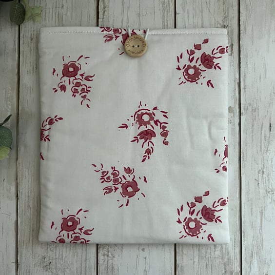 Padded Book Sleeve: Book Cover, Book Protector, Book Pouch, Book Bag, Book Lover