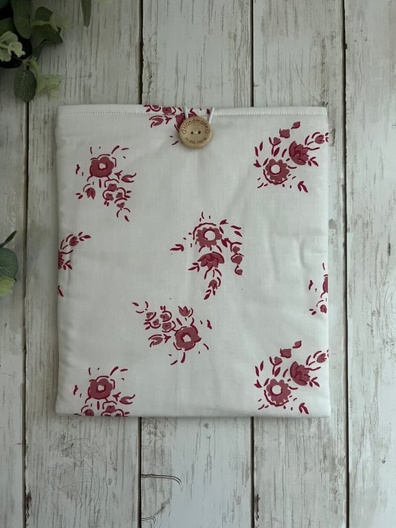 Padded Book Sleeve: Book Cover, Book Protector, Book Pouch, Book Bag, Book Lover