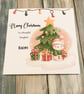 Cute Merry Christmas card for Niece, Granddaughter, Sister, Best Friend, Cousin, - Image 2
