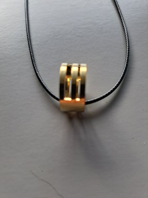 Minimalist Handmade Necklace with Charm – One of a Kind