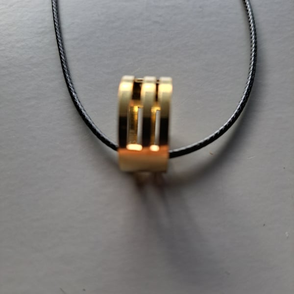 Minimalist Handmade Necklace with Charm – One of a Kind