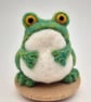 Little turquoise frog ornament - Image 2