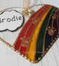 Rainbow Bridge pet memorial sun catcher decoration with charm - Image 2