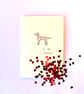 Dalmatian Valentine's Card - READY TO SHIP