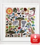 African Savanna Hand Embroidery PDF Pattern - Image 9