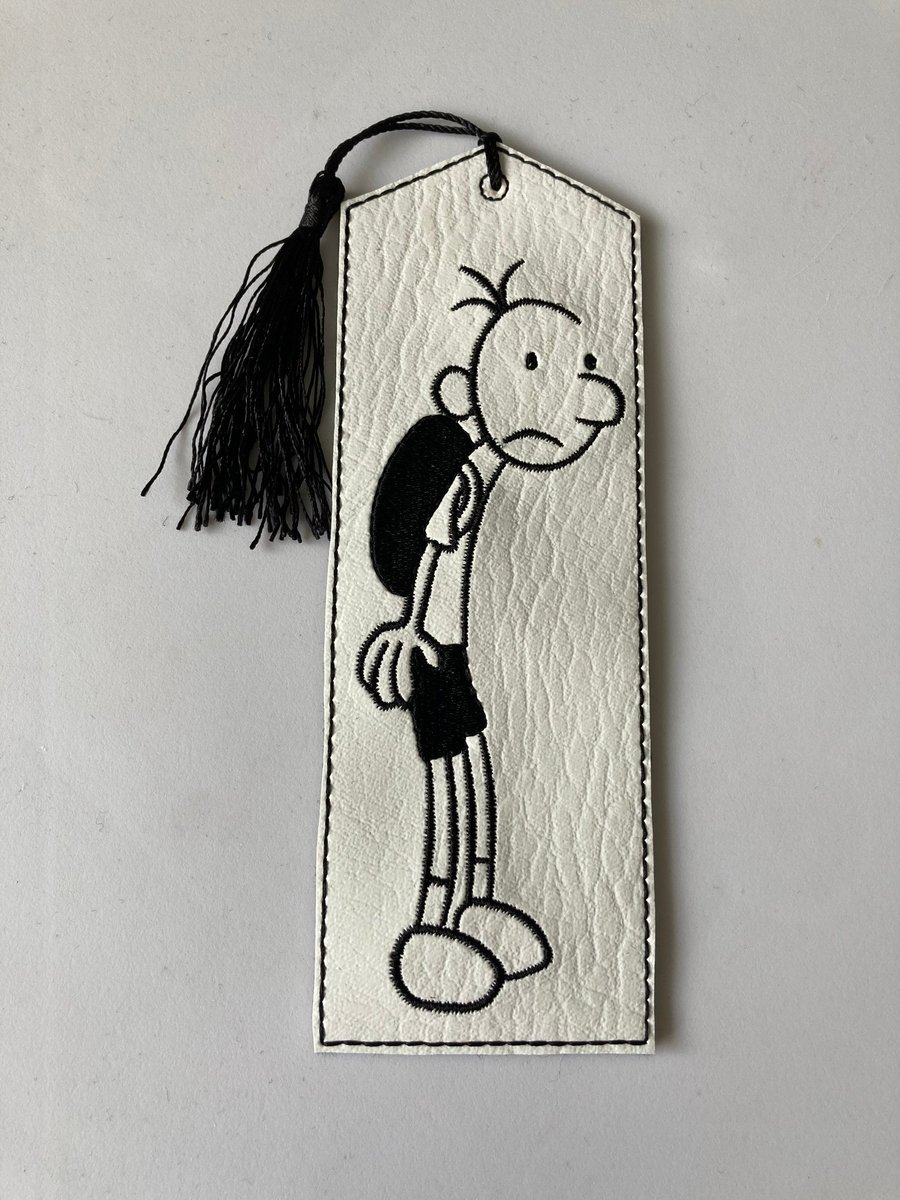856. Wimpy kid bookmark.
