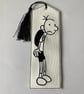 856. Wimpy kid bookmark.