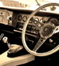 Classic Vintage Jaguar Car Interior Photograph Print
