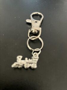 train keyring bag charm zip puller swivel clip on key chain lanyard