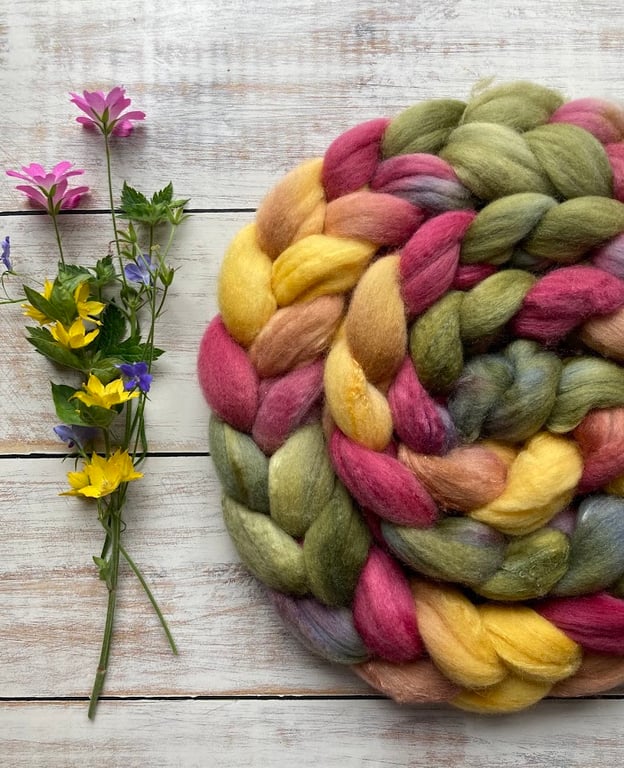 Spinning fibre 100g Fae blend Midsummer