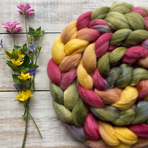 Spinning fibre 100g Fae blend Midsummer