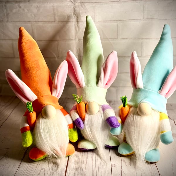 Handmade Easter Bunny Nordic Gnome, Swedish Tomte, Gonk, Gnome