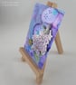 Mixed media ACEO, butterfly smile  - Image 3