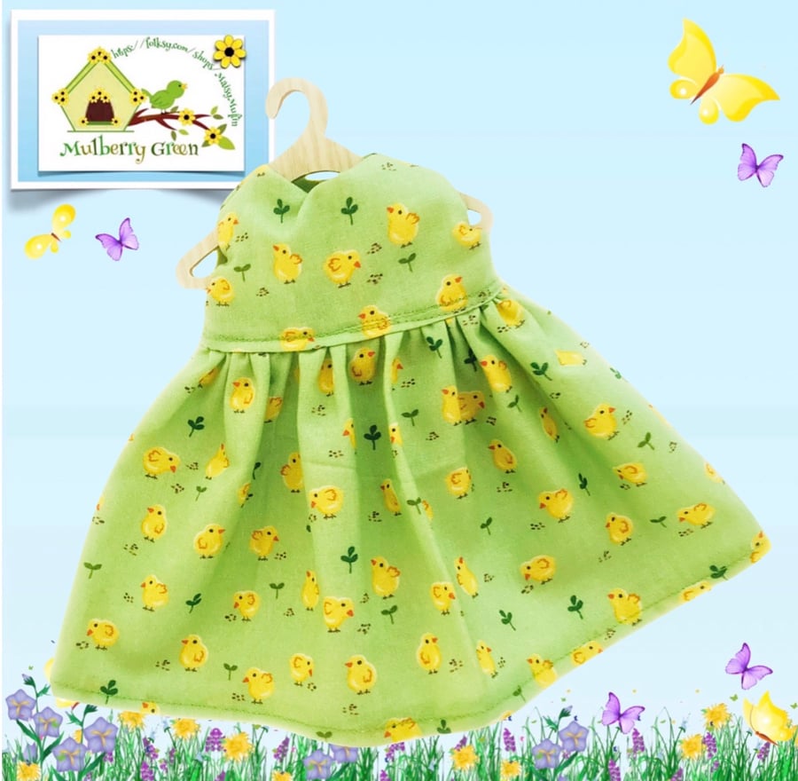 Reserved for Carol- Little Chicks Dress