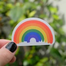 Cute Pride Rainbow Stickers (42mm Tall)
