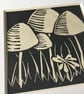 "'Shrooms" Linocut Print - Image 7