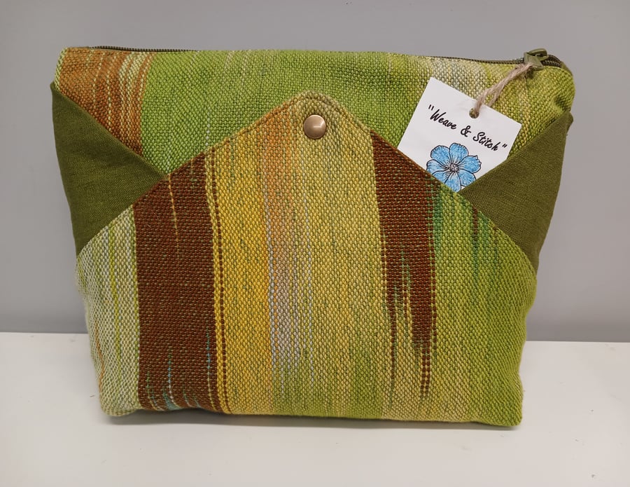 Handwoven linen "Apex bag