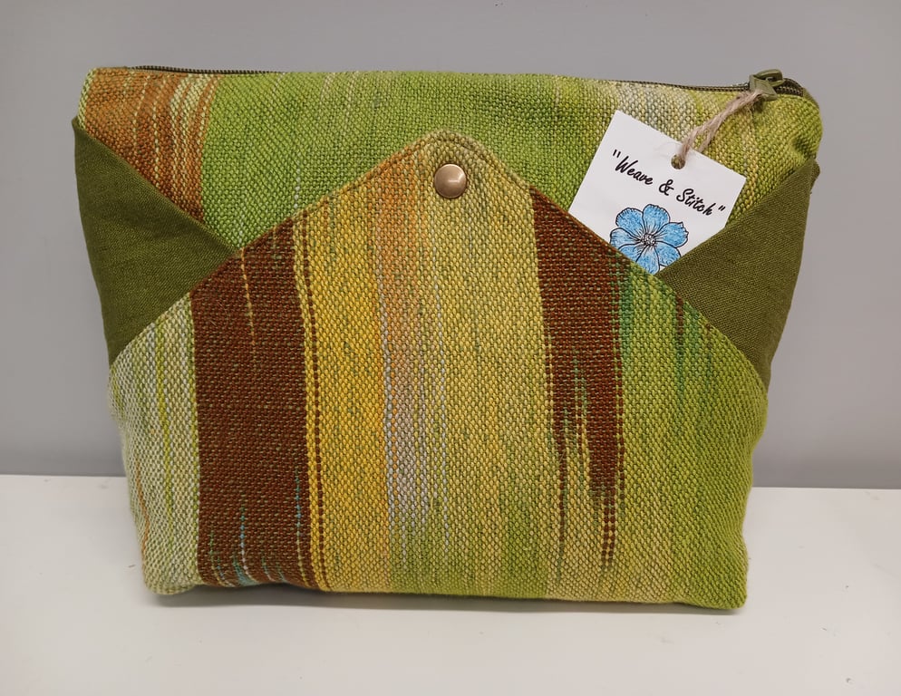 Handwoven linen "Apex bag