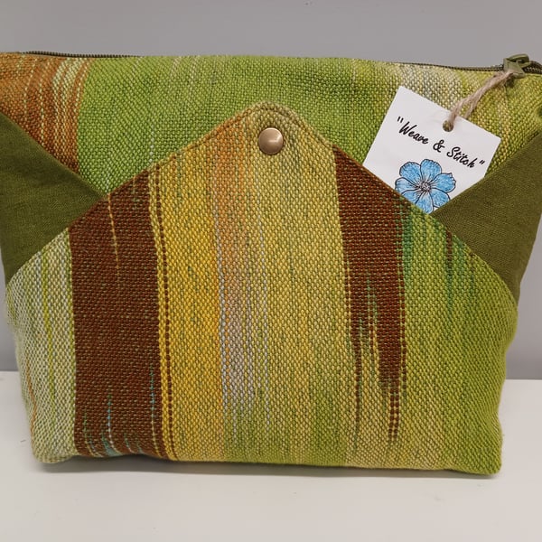 Handwoven linen "Apex bag