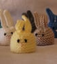 Hand Knitted Bunny Sweetie Holder - Image 2