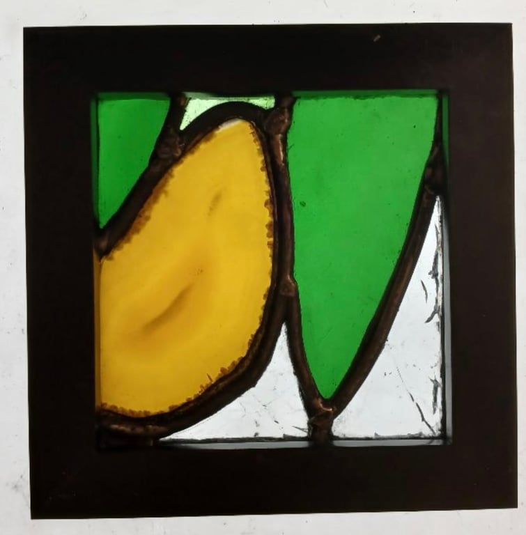 Abstract Yellow Agate