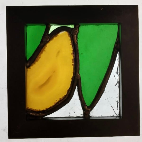 Abstract Yellow Agate