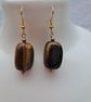 Yellow Tiger’s Eye Drop Earrings - Image 1