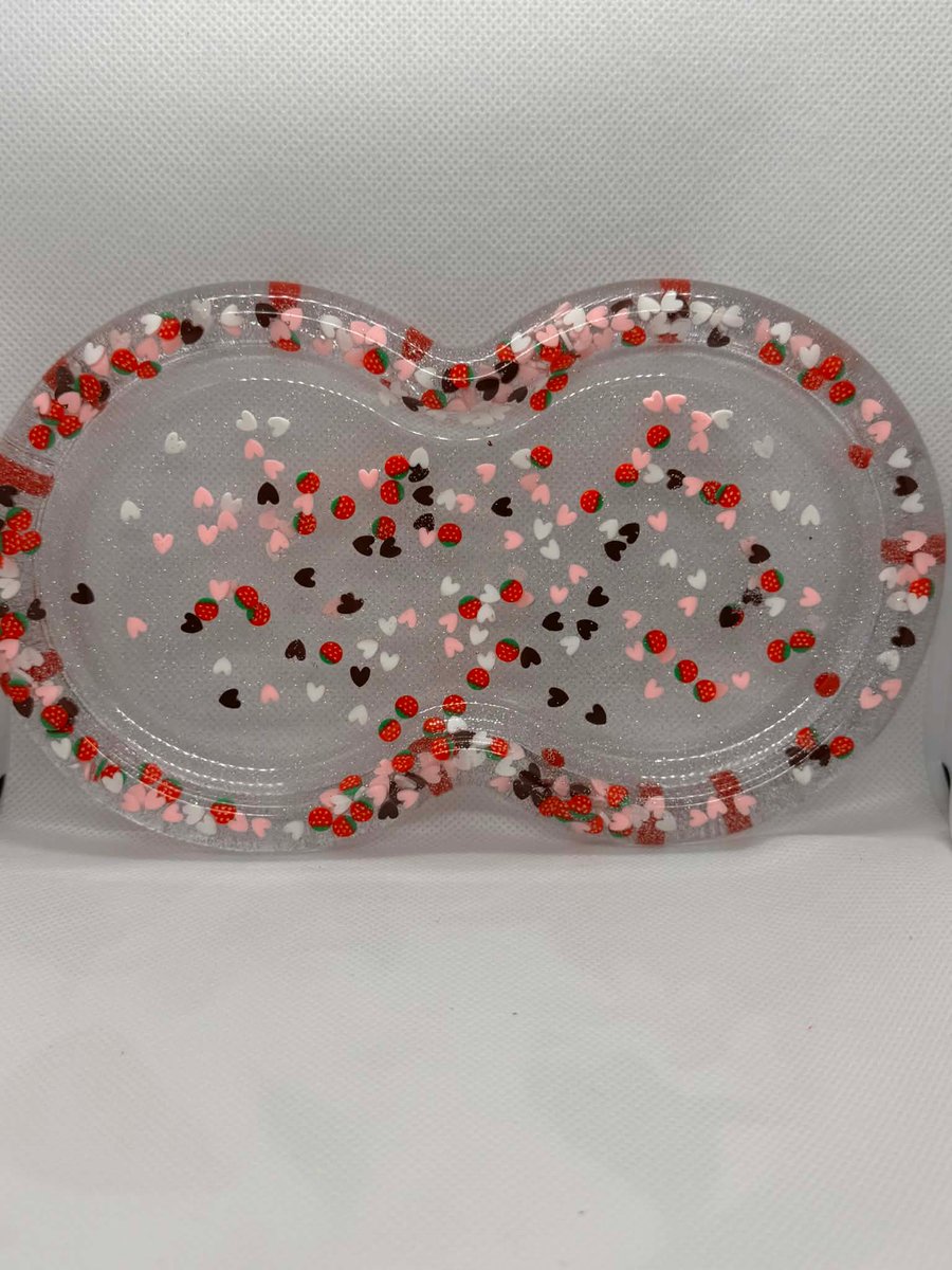 Sweet Berry Love Resin Trinket Tray