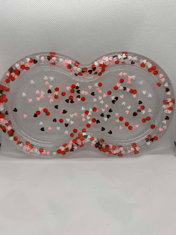 Sweet Berry Love Resin Trinket Tray