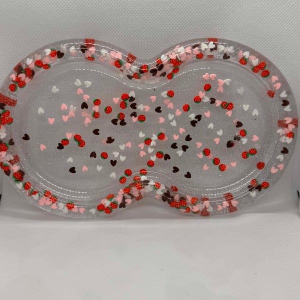 Sweet Berry Love Resin Trinket Tray