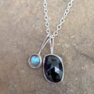 Sterling silver gemstone pendant 