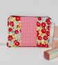 Coin purse in pink fabrics - Image 5