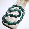 Green Turquioise Gemstone and Crystal Bead - UK Free Post