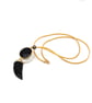 Handmade necklace leather pendant  - Image 5