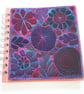 Seconds Sunday Spiral Bound Sketchbook with Free Machine Embroidery Cover - Image 2