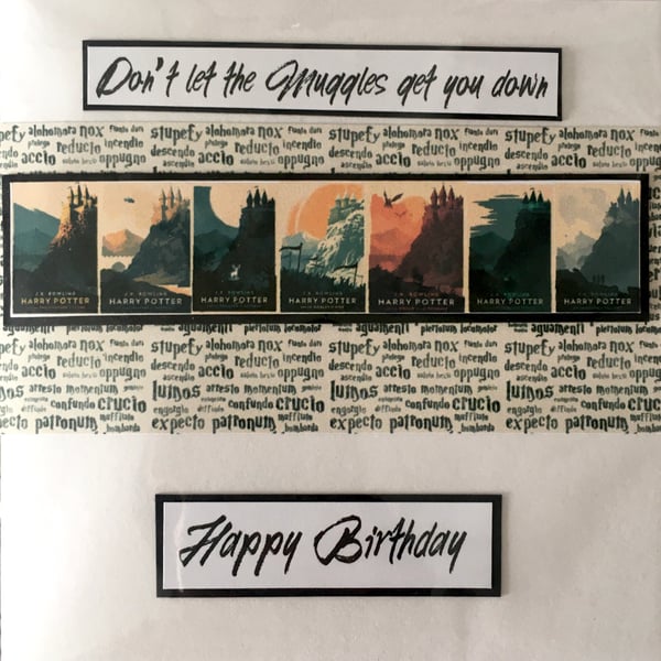 Happy Birthday Card - for a Harry Potter fan