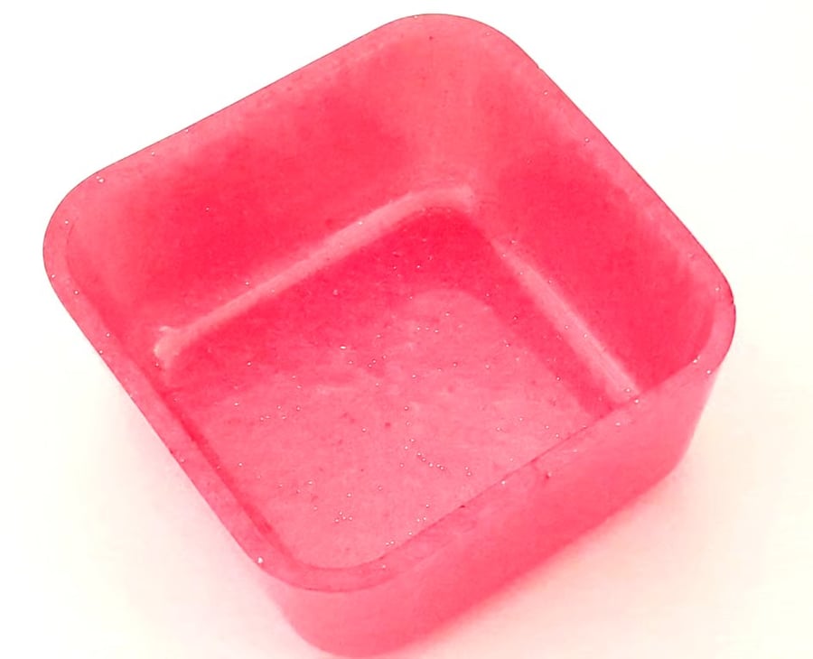  Square  Pink Trinket Dish