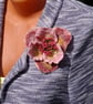 Handmade Felt Wool Flower Brooch - Image 2