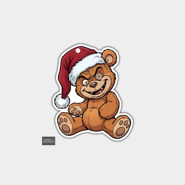 Unique Funny Christmas Gift Tags For Adults, 6pk - Cheeky Teddy Bear