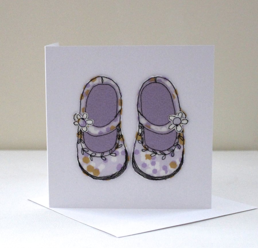 Special Order for A. Marks - Baby Shoes in Purple