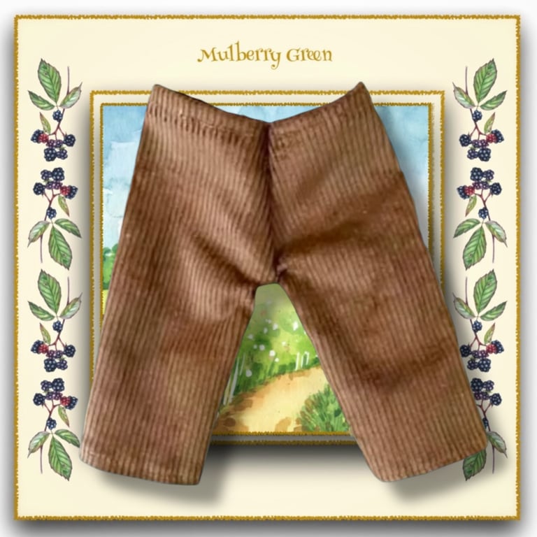 Hazelnut Brown Corduroy Trousers