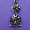 Night Owl Bag Charm